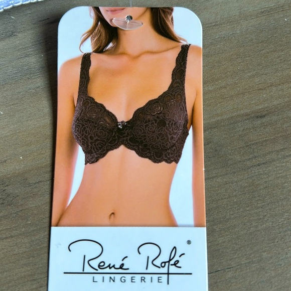 René Rofé white lace bra 36D NWT - Picture 8 of 8